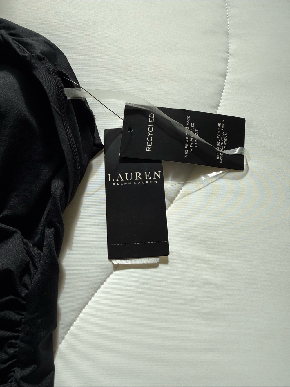 Lauren Ralph Lauren Black Halter One-Piece Swimsuit - Picture 2 of 2